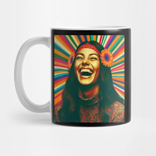 hippie girl Mug